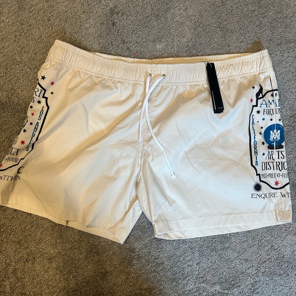 100% Authentic Amiri Fortune Swim Trunks